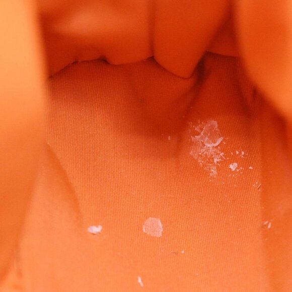 HERMES Logo Bolide 16 Mini Pouch Bag 100% Cotton Leather Black France 09KB142 - Picture 14 of 15